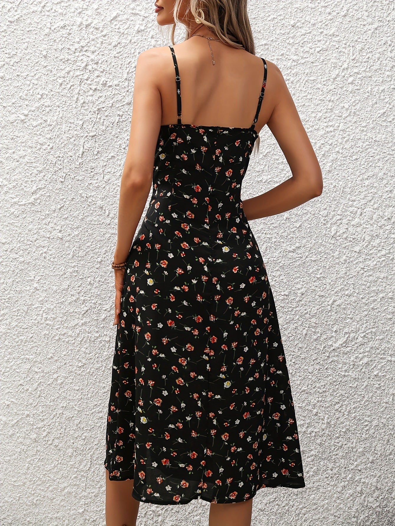 Stylishly Going Out Alluring Polka Dot Dress