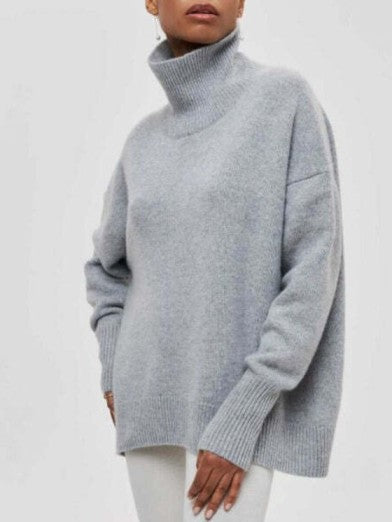 Women's Winter Turtleneck Sweater - Elegance and Comfort