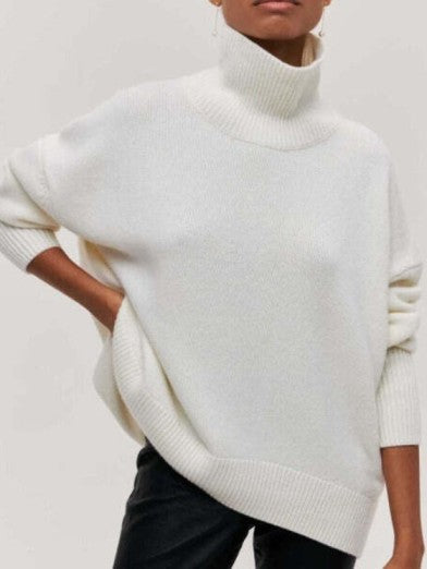 Women's Winter Turtleneck Sweater - Elegance and Comfort
