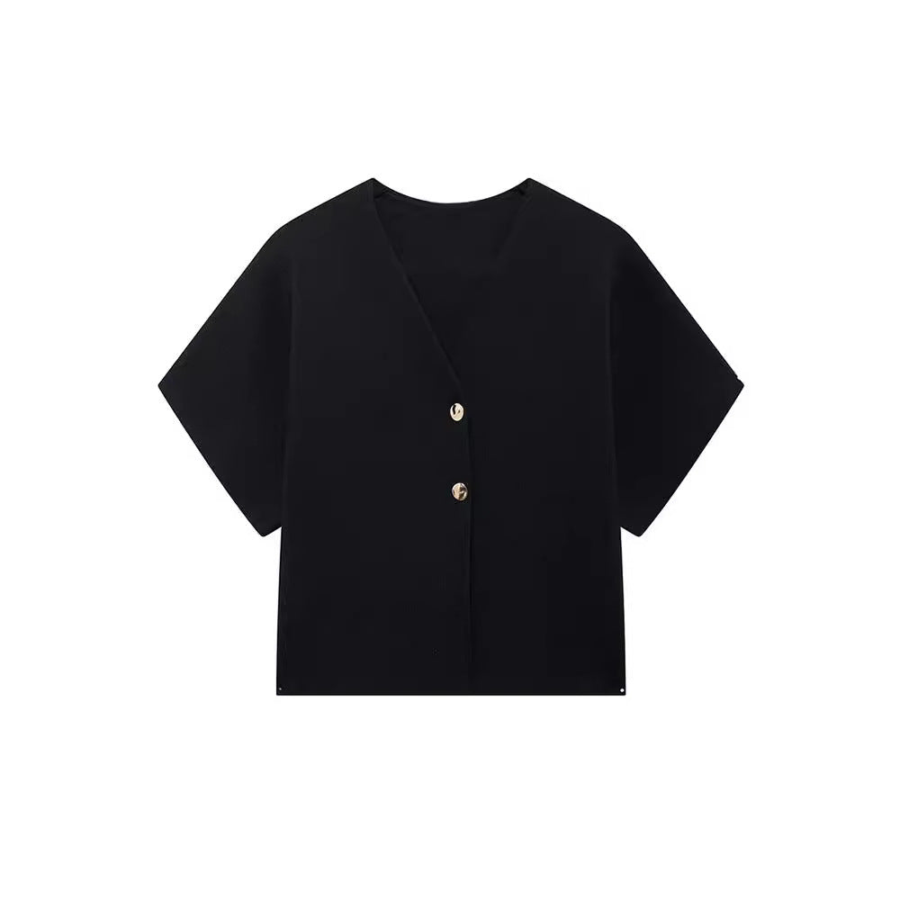 Casual Solid Knit Vest - Timeless Chic Elegance