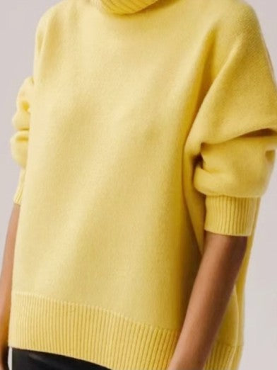 Women's Winter Turtleneck Sweater - Elegance and Comfort