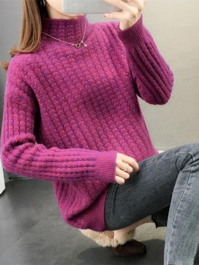 Soft Knit Turtleneck Sweater for a Chic Winter