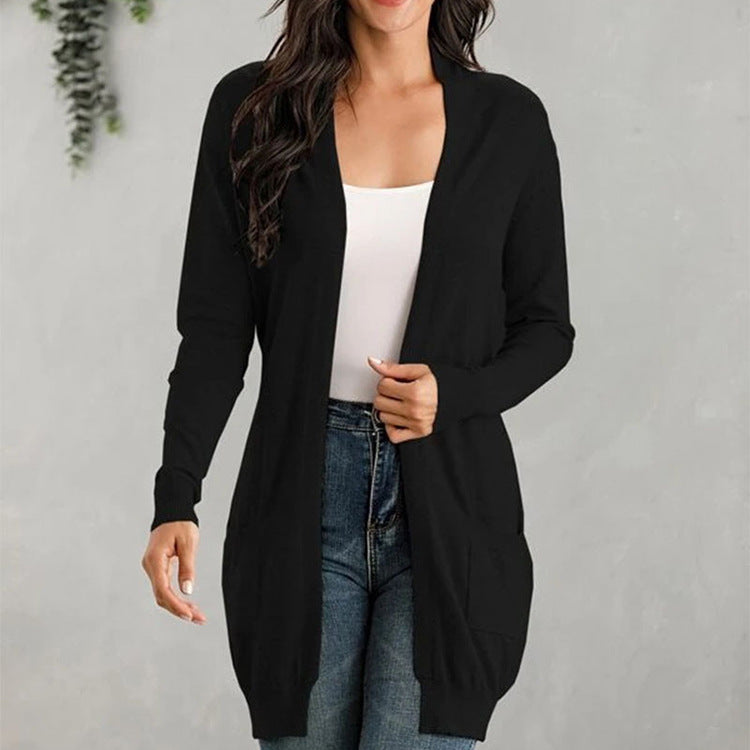 Seraphine® | Long sleeve knitted cardigan - comfort and refined elegance