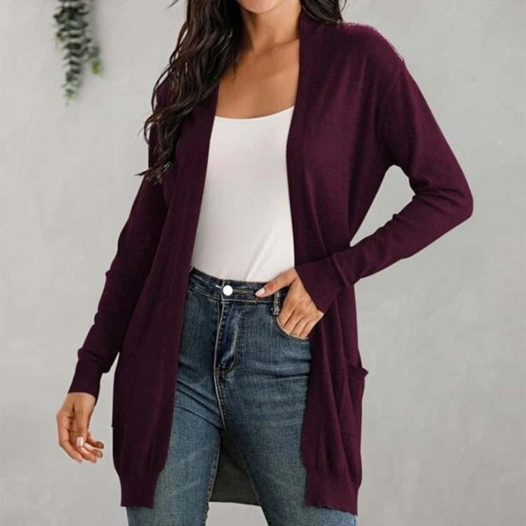 Seraphine® | Long sleeve knitted cardigan - comfort and refined elegance
