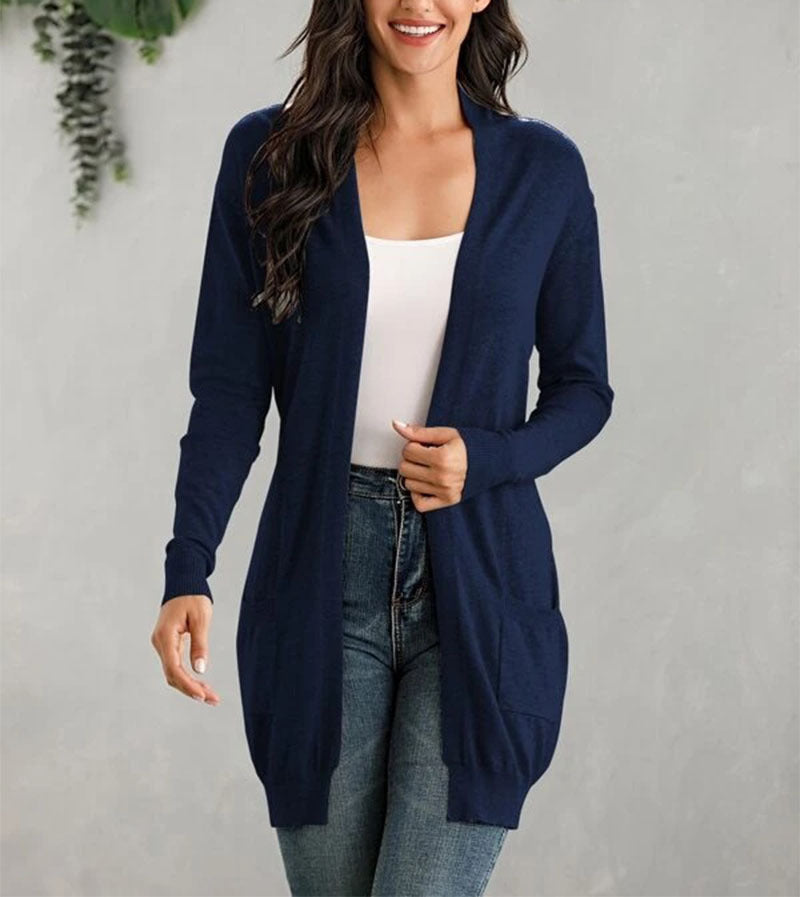 Seraphine® | Long sleeve knitted cardigan - comfort and refined elegance