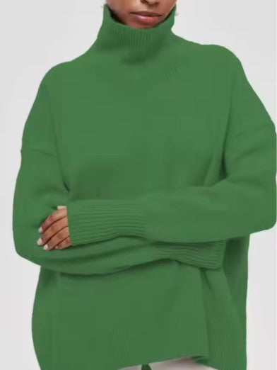 Women's Winter Turtleneck Sweater - Elegance and Comfort