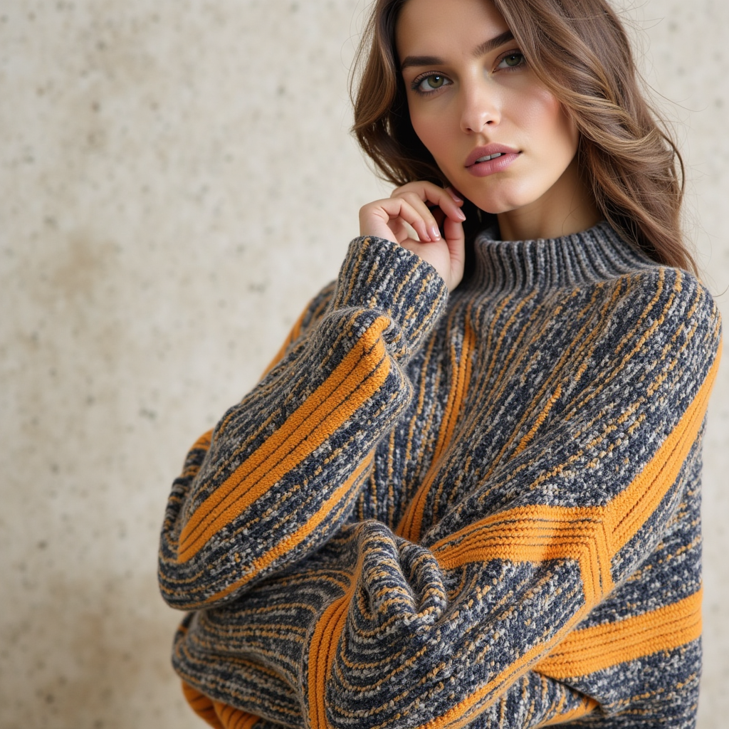 Kali Turtleneck Knit & Cashmere Sweater