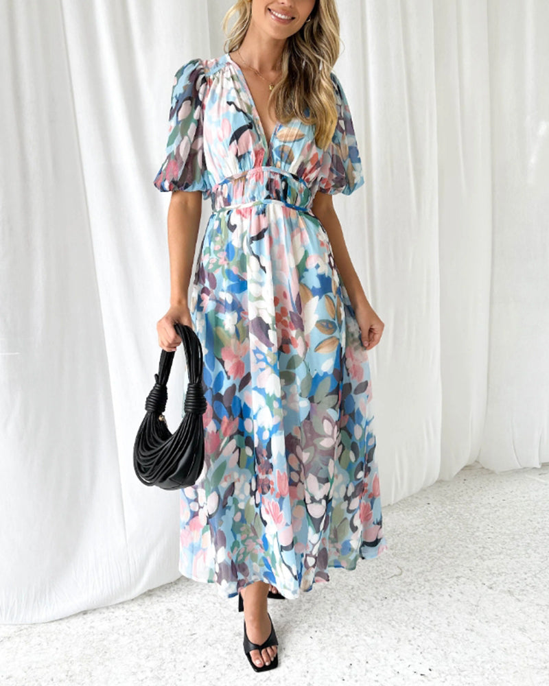 Elegant floral dress
