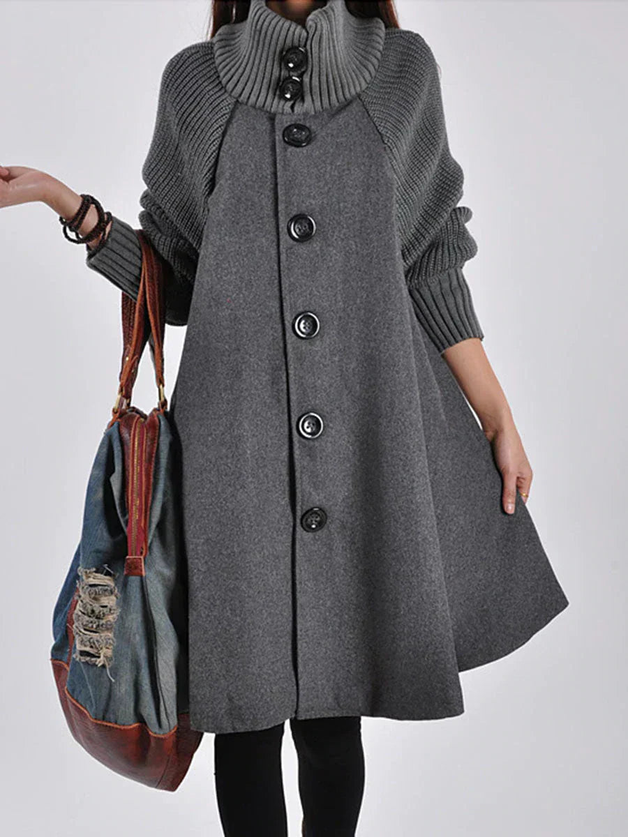 Avant-garde jacket with bold collar