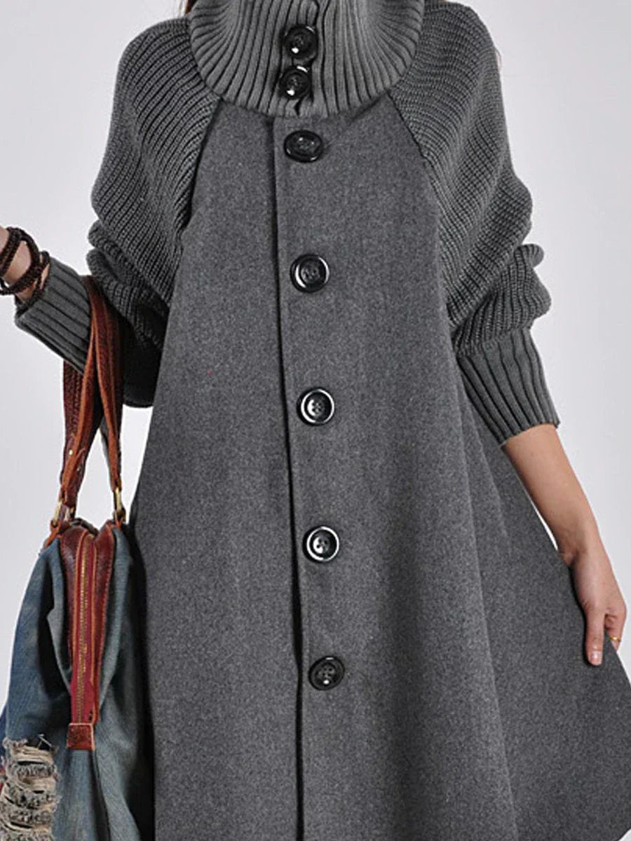 Avant-garde jacket with bold collar