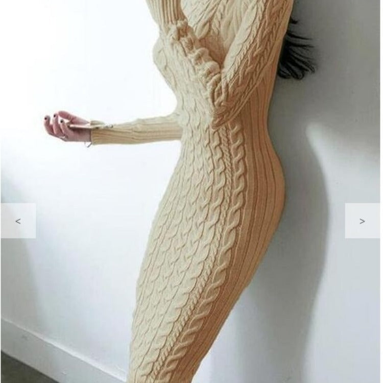 Winter bodycon dress