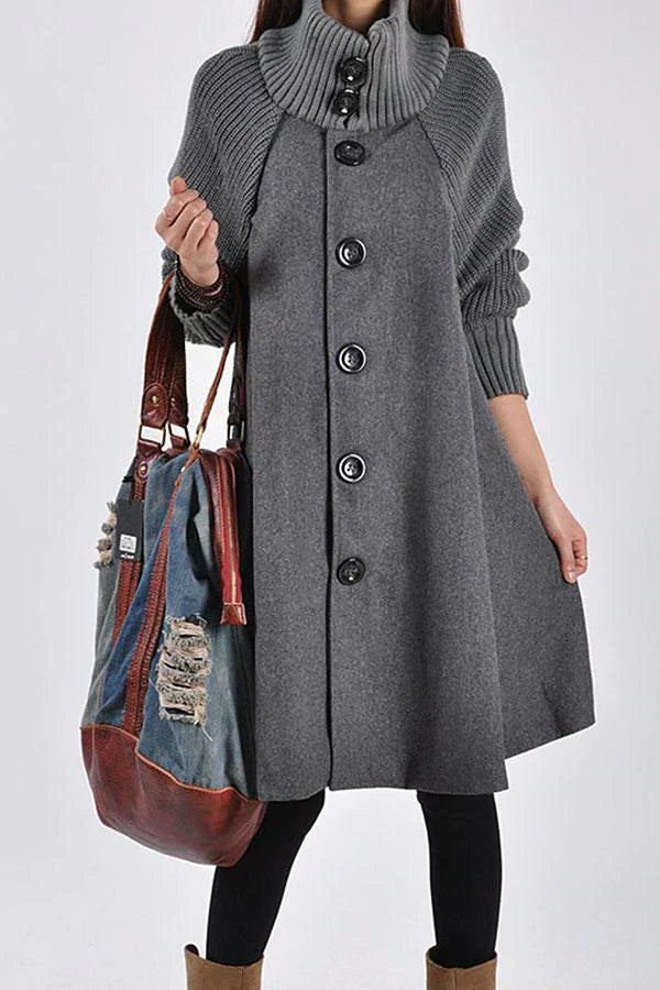 Avant-garde jacket with bold collar