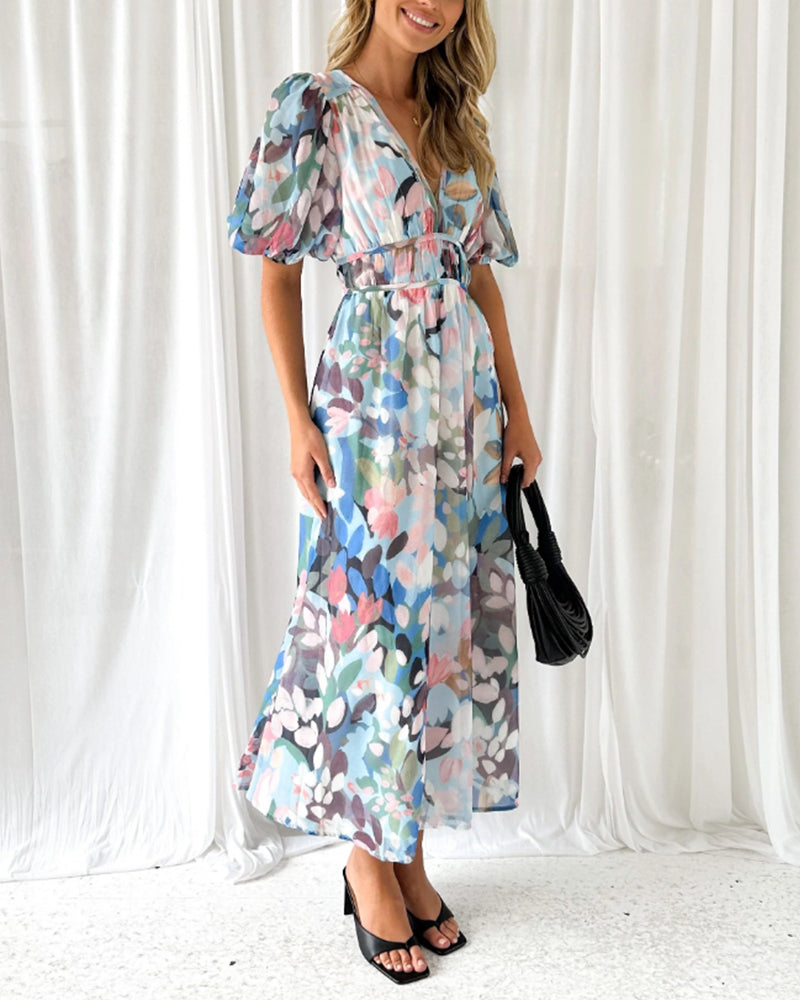 Elegant floral dress