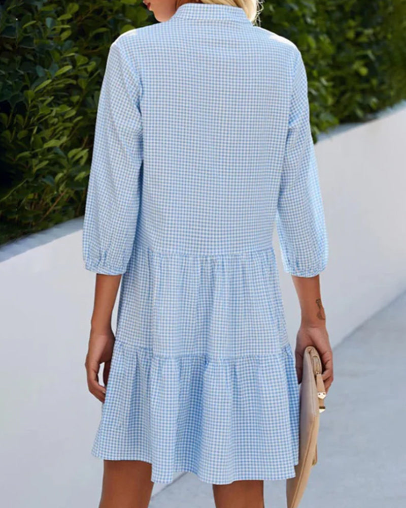 Elegant Buttoned Dress - KV15