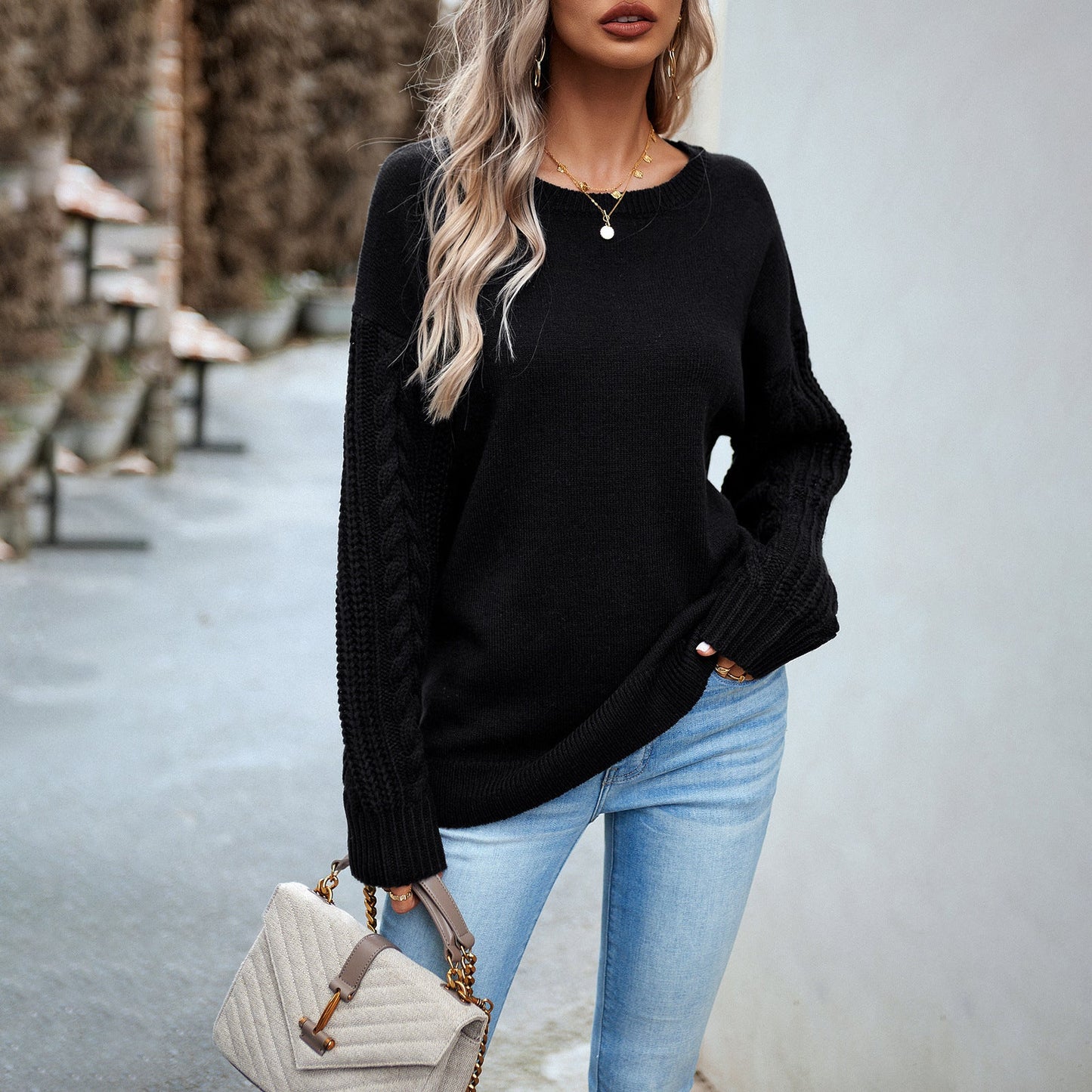 Simple Stylishly Refined Outings Sweater