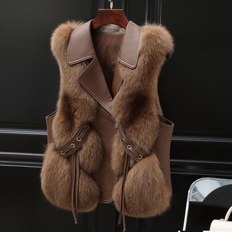 Glam fur vest