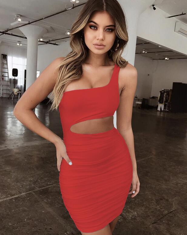 Metropolitan asymmetrical dress