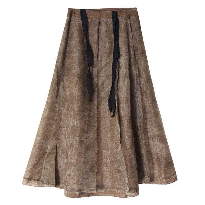 Vintage Inspired Layered Maxi Skirt