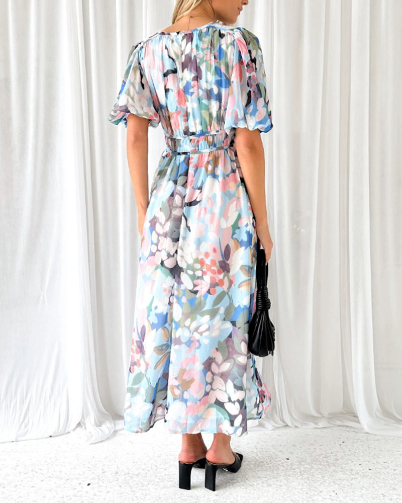 Elegant floral dress