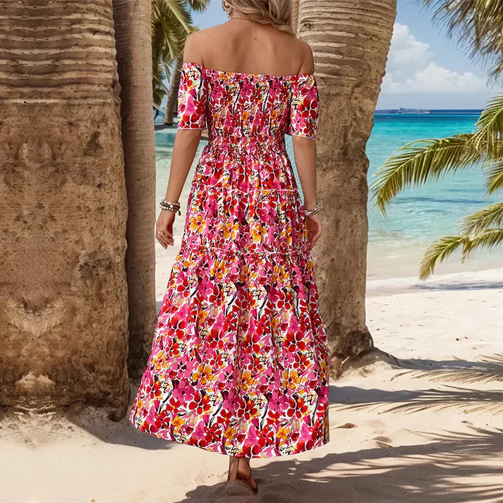 Stylishly Off Shoulder Party Dress