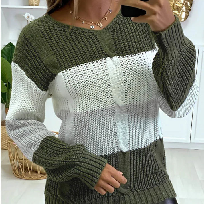 Stylishly Sorties Lunatique V-Neck Sweater