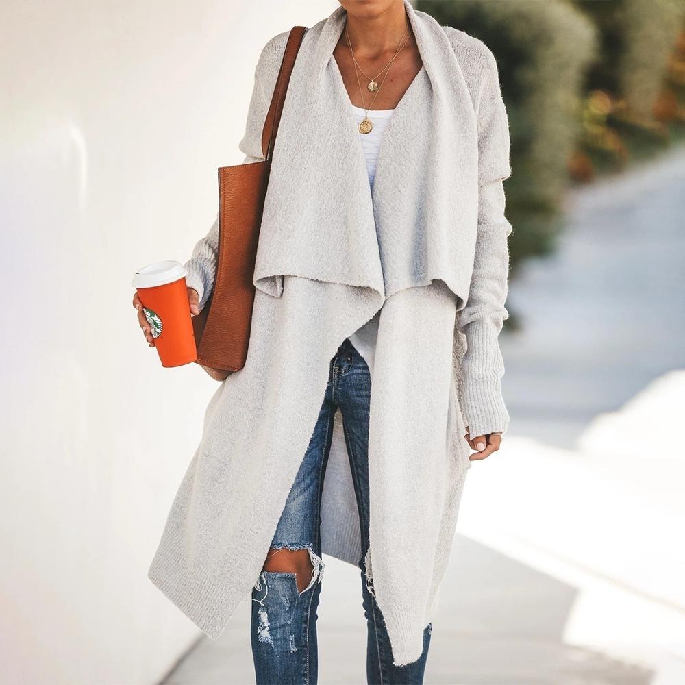 Plain long sleeve vest