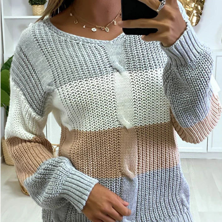 Stylishly Sorties Lunatique V-Neck Sweater