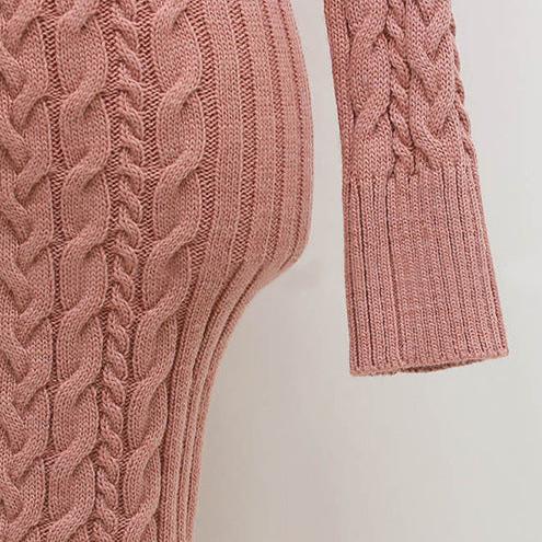 Winter bodycon dress