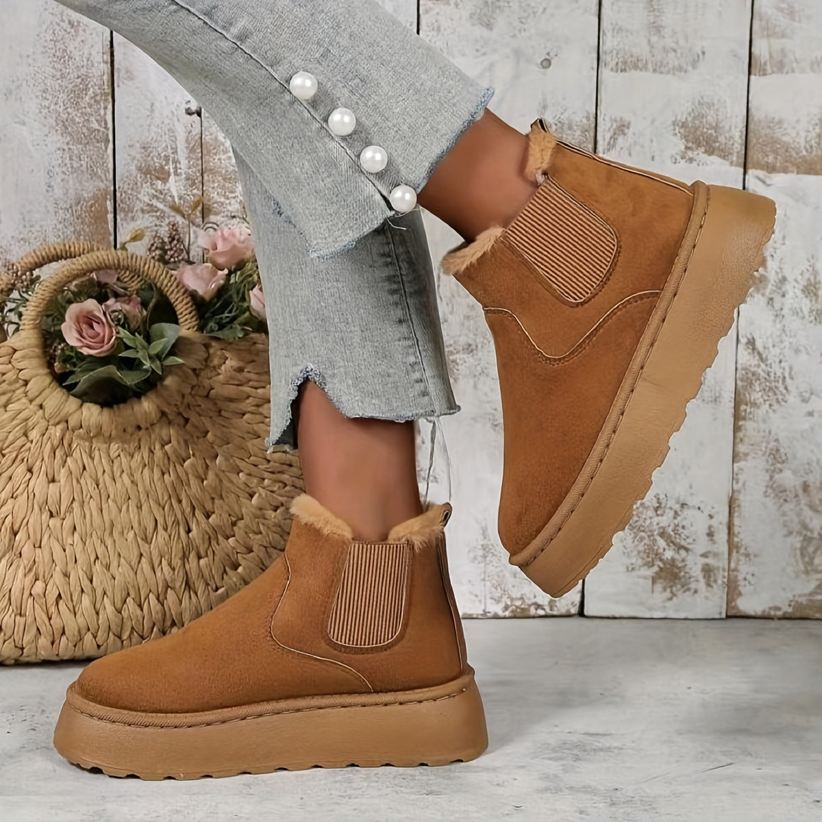 Thick Soled Warm Winter Boots