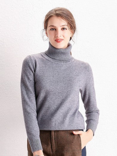 Turtleneck Sweater with Basic Knit – Guaranteed Warmth and Style
