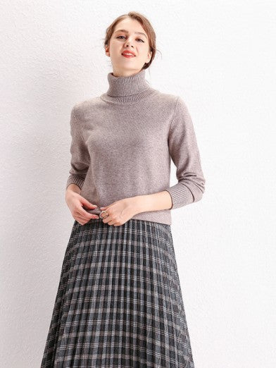 Turtleneck Sweater with Basic Knit – Guaranteed Warmth and Style