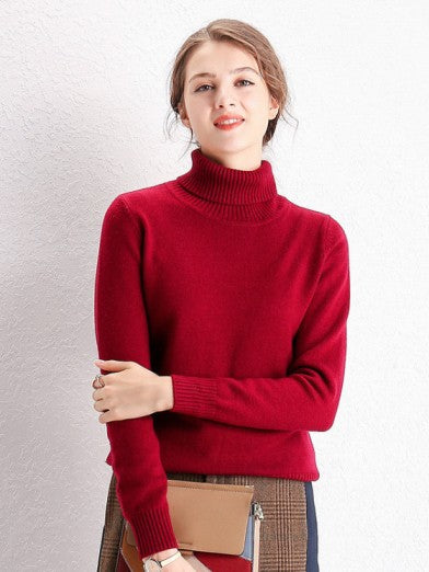 Turtleneck Sweater with Basic Knit – Guaranteed Warmth and Style