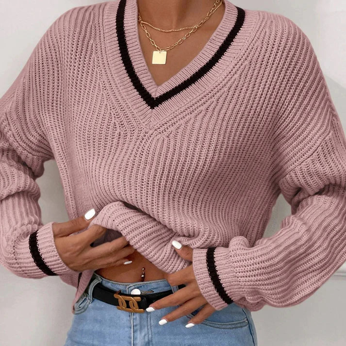 Alice Striped Sweater - Soft and Comfortable