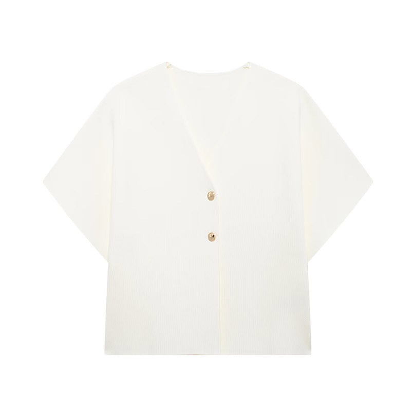 Casual Solid Knit Vest - Timeless Chic Elegance