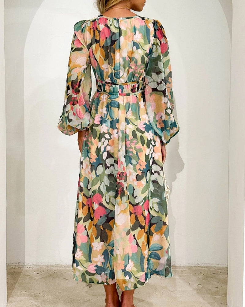 Elegant floral dress