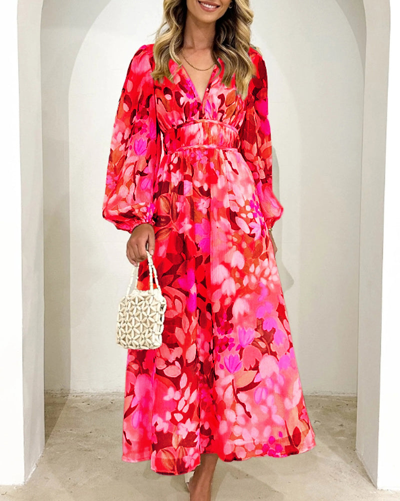 Elegant floral dress