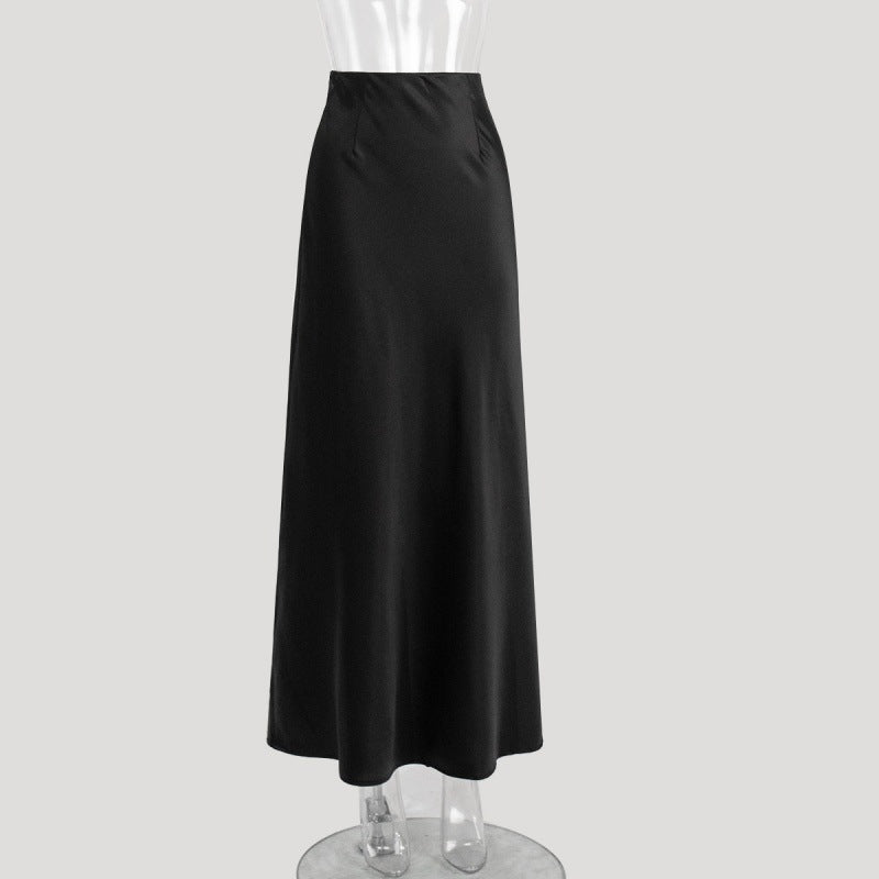 Professional Satin Fishtail Evening Skirt