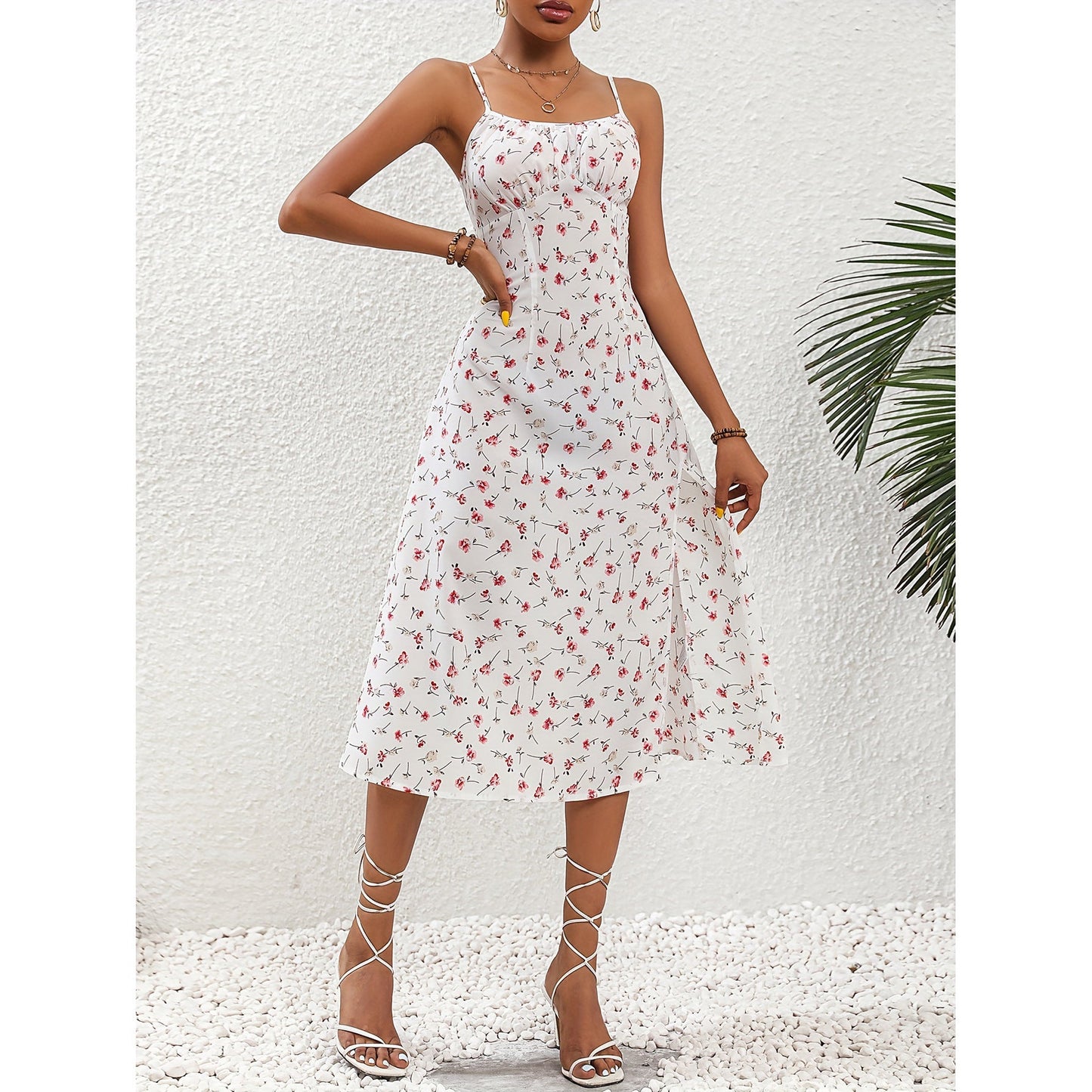 Stylishly Going Out Alluring Polka Dot Dress