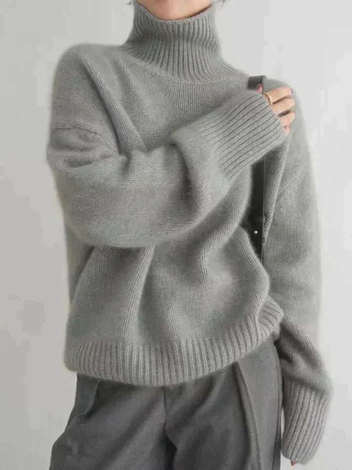 Stylish turtleneck sweater