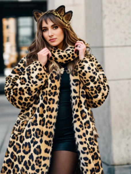 Leopard Savana: Winter Coat