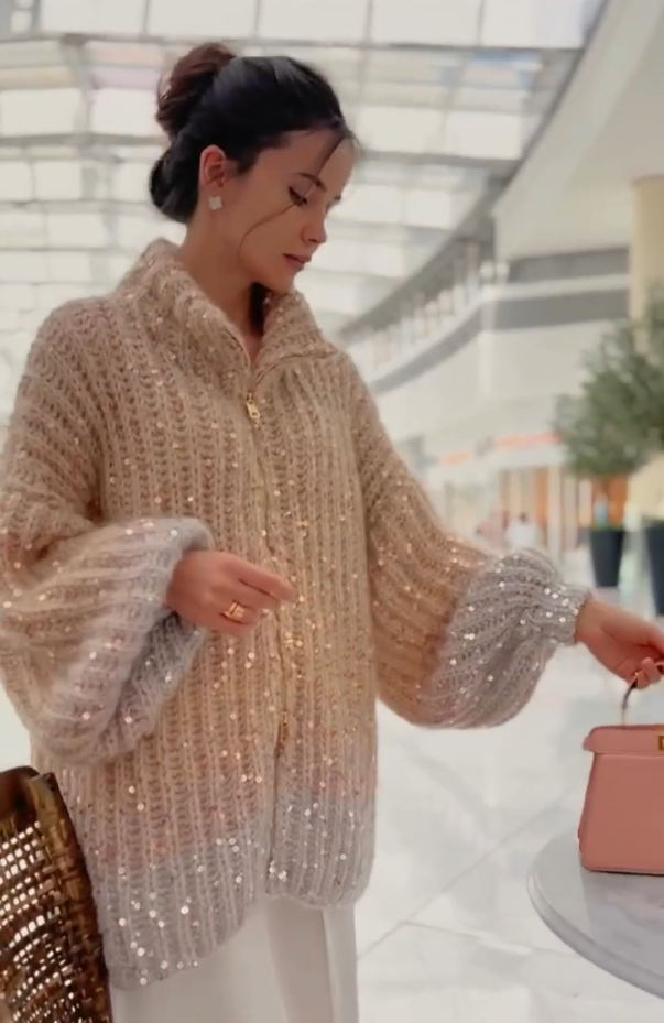 ModenGlanz- Luxe Glitter Strickpullover