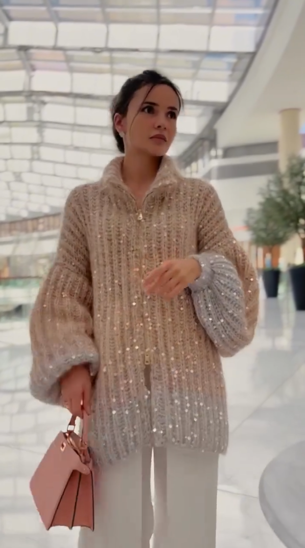 ModenGlanz- Luxe Glitter Strickpullover