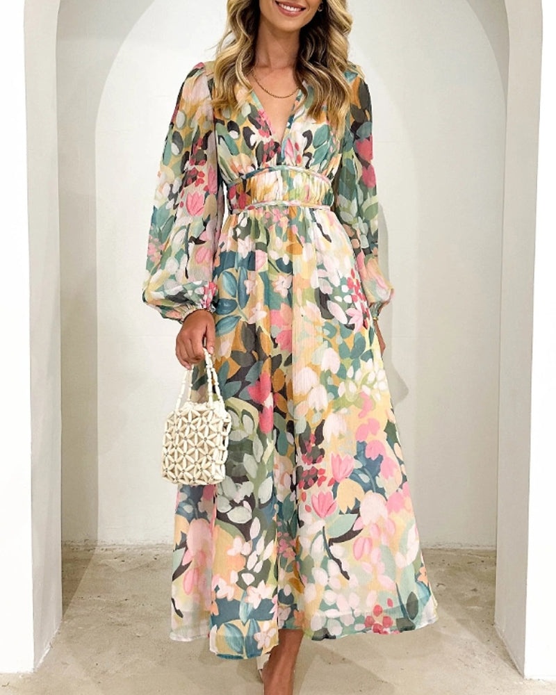 Elegant floral dress