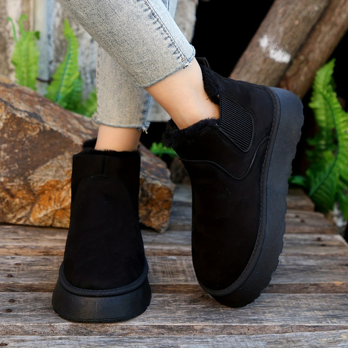 Thick Soled Warm Winter Boots