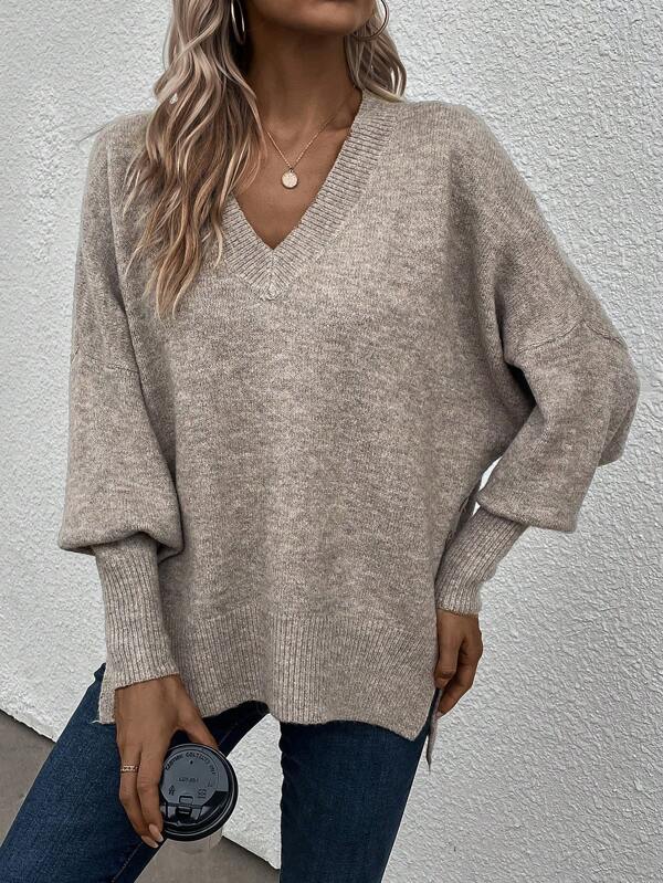 Gray Monochrome Longsleeve Sweater