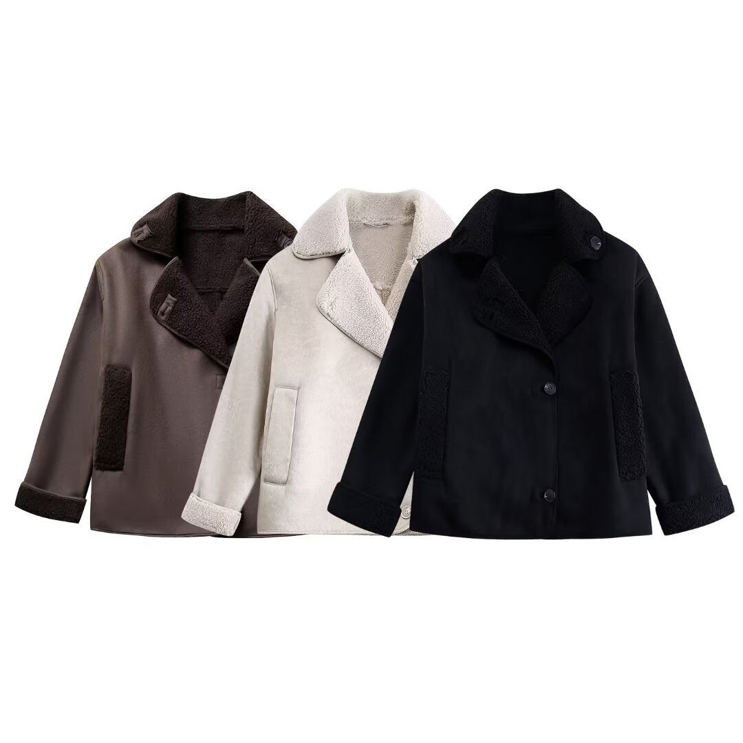 LEYNA - Chic Lined Jacket Fall/Winter