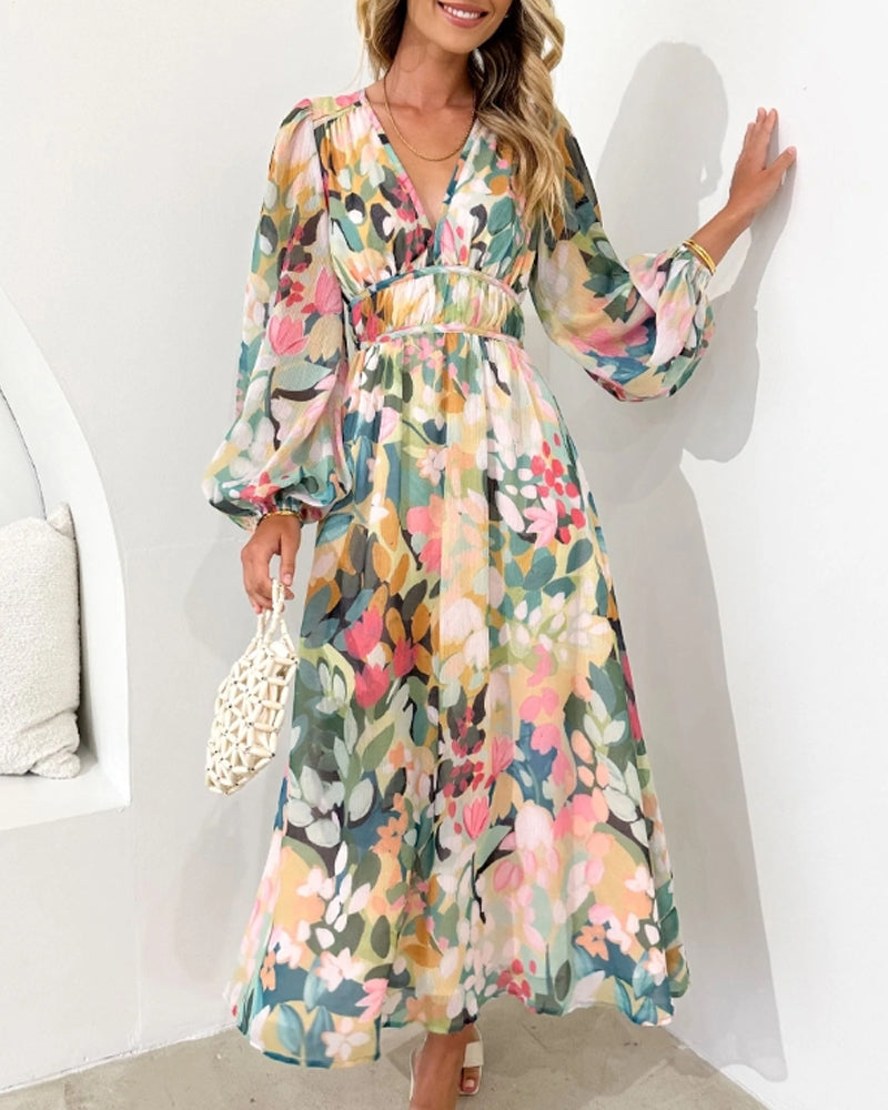 Elegant floral dress