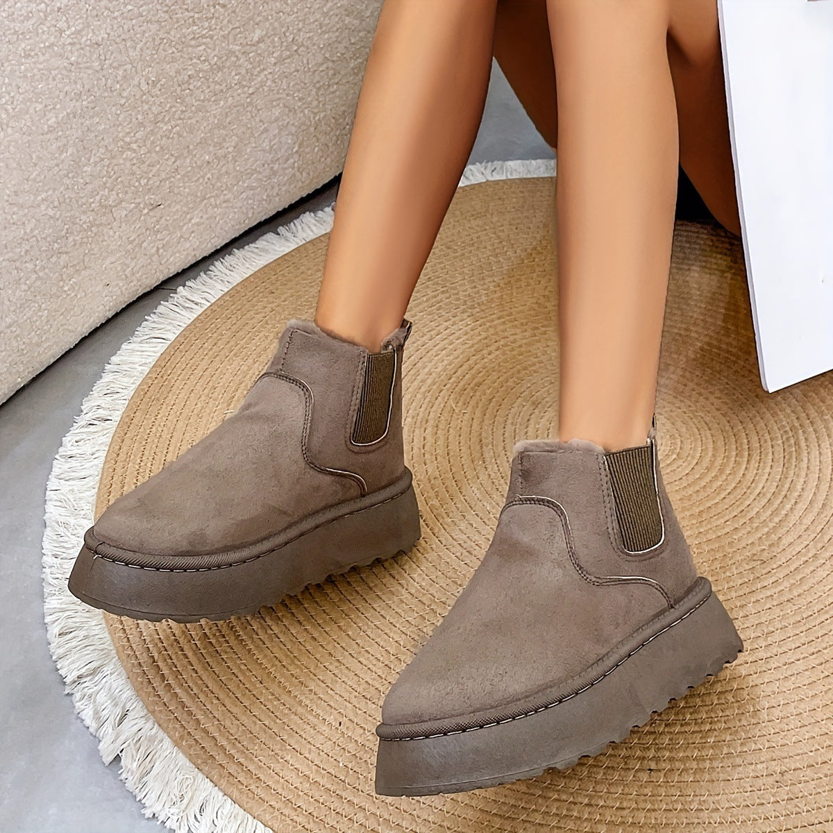 Thick Soled Warm Winter Boots