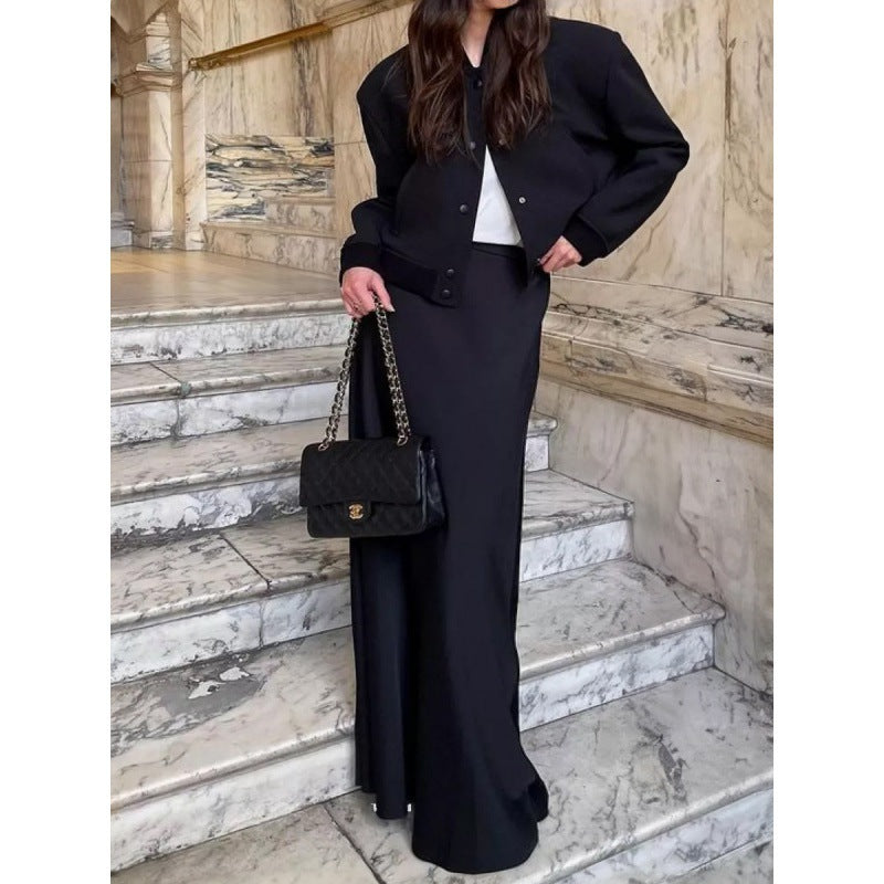 Professional Satin Fishtail Evening Skirt