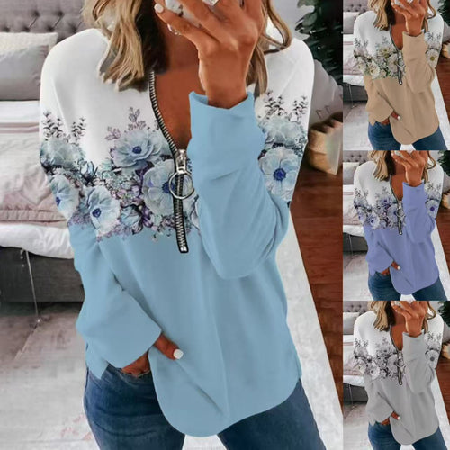 MELIA | Floral Round Neck Sweater